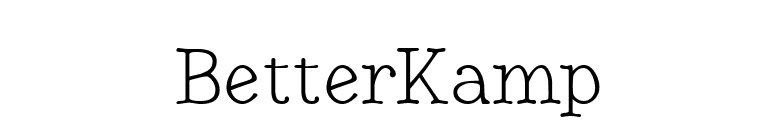 BetterKamp font preview