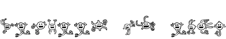 Between my ears font preview