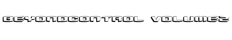 BeyondControl volume2 font preview