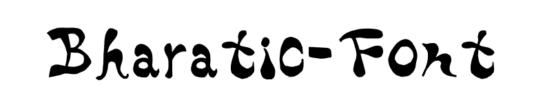 Bharatic-Font font preview