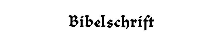 Bibelschrift font preview