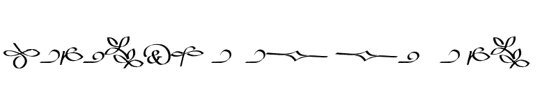 BibleScriptEF-Flourishes font preview