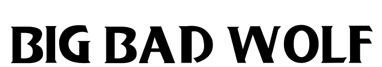 Big Bad Wolf font preview