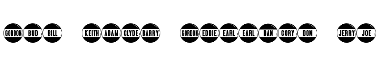 Big Name Buttons JL font preview