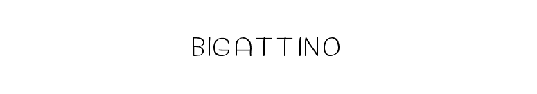bigattino font preview