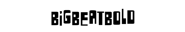 BigBeatBold font preview