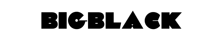 BigBlack font preview