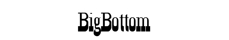 BigBottom font preview