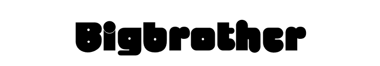 Bigbrother font preview
