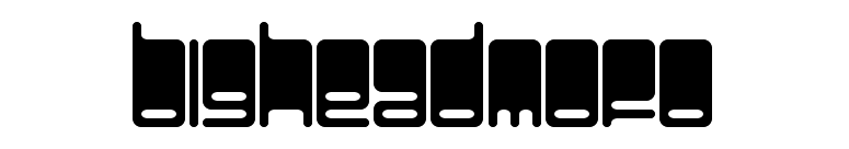 BigHeadMofo font preview