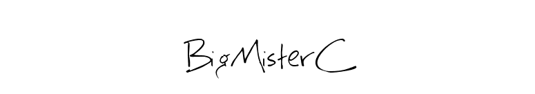 BigMisterC font preview