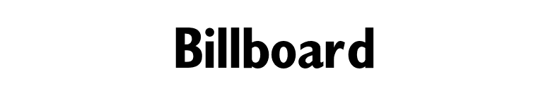 Billboard font preview