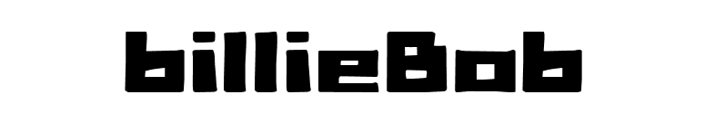 billieBob font preview