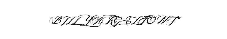 BILLY ARGEL FONT font preview