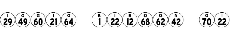 Bingo Player JL font preview