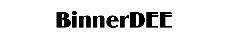 BinnerDEE font preview