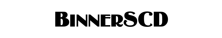 BinnerSCD font preview