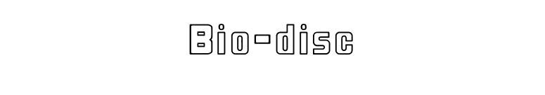 Bio-disc font preview