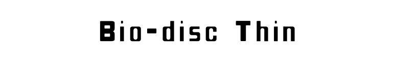 Bio-disc Thin font preview