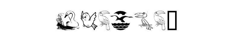 BirdArt font preview
