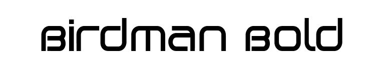 Birdman Bold font preview