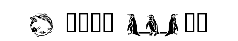 Birds Two font preview