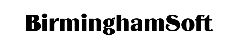 BirminghamSoft font preview