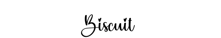 Biscuit font preview