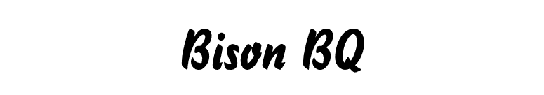 Bison BQ font preview