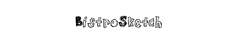 BistroSketch font preview