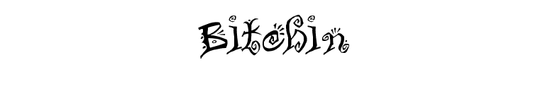 Bitchin font preview