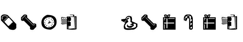 Bits 'n' Pieces font preview