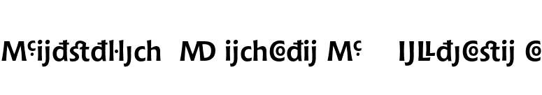 Bitstream Chianti Bold Extension font preview