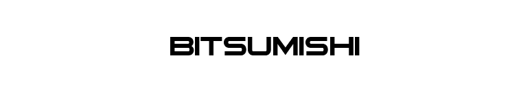 Bitsumishi font preview