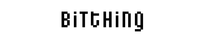 BiTthing font preview