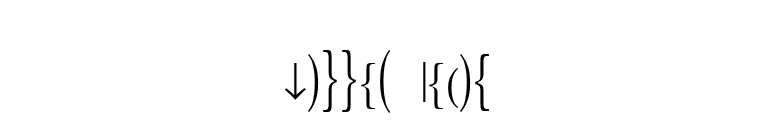 Bittle Plain font preview
