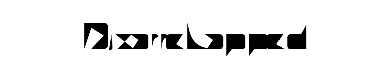 BizarreLapped font preview