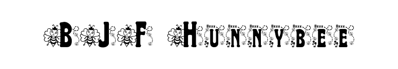 BJF Hunnybee font preview