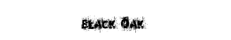 Black Oak  font preview