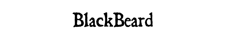 BlackBeard font preview