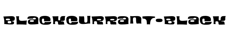 Blackcurrant-Black font preview