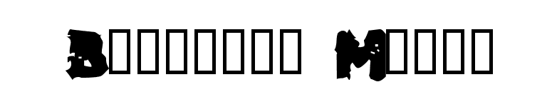 Blackfly Mambo font preview