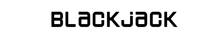 Blackjack font preview