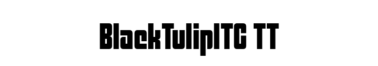 BlackTulipITC TT font preview