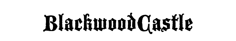 BlackwoodCastle font preview