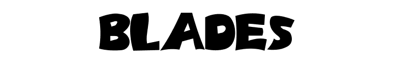 Blades font preview