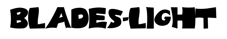 Blades-Light font preview