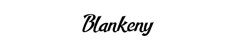 Blankeny font preview