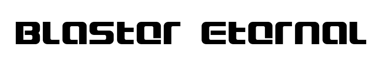 Blaster Eternal font preview