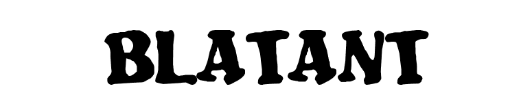 Blatant font preview
